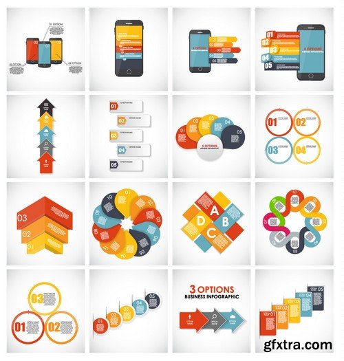 Stock Vectors - Infographics element 7, 25xEPS