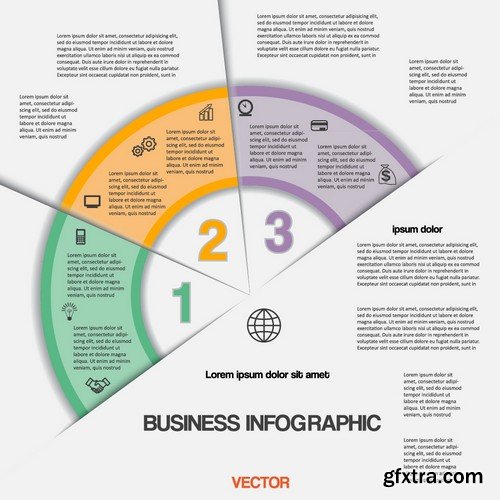 Stock Vectors - Infographics element 7, 25xEPS