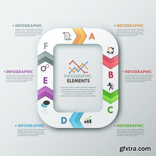 Stock Vectors - Infographics element 7, 25xEPS