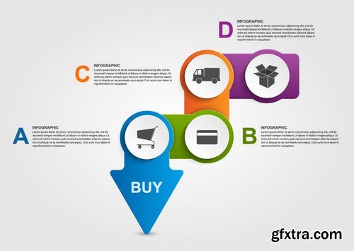 Stock Vectors - Infographics element 7, 25xEPS