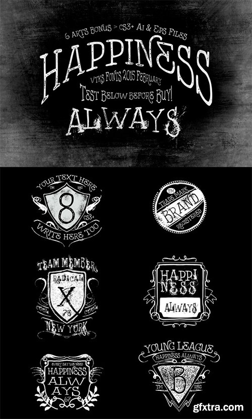 Happiness Always Font