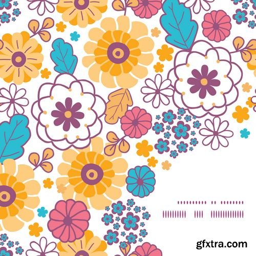 Vector - Flowers Design Elements