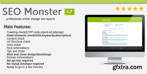 CodeCanyon - SeoMonster v1.6.1 - OnPage SEO Raporting Script