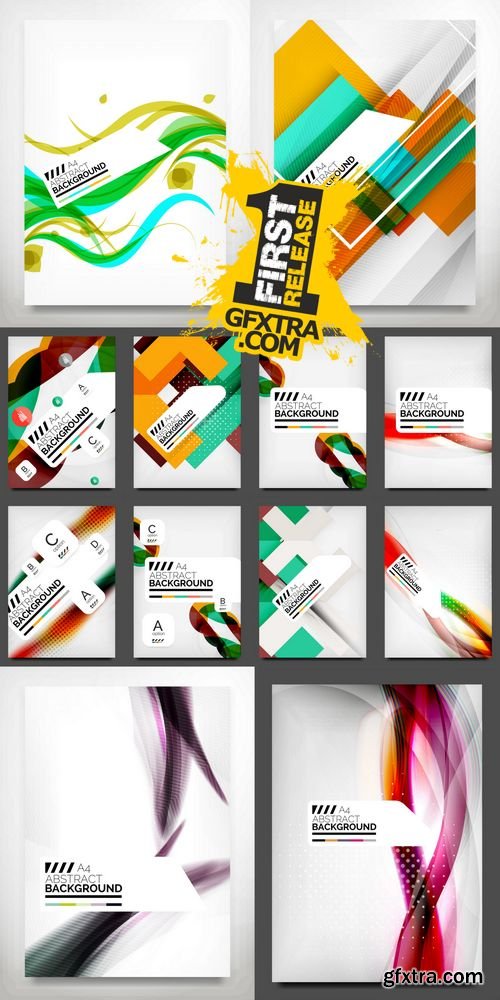 Vector - Set of Flyer Templates, Business Web Layouts
