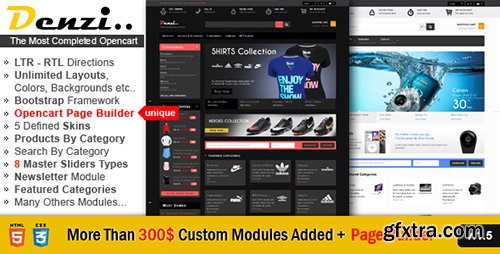 ThemeForest - Denzi v1.5 - Premium Opencart Theme