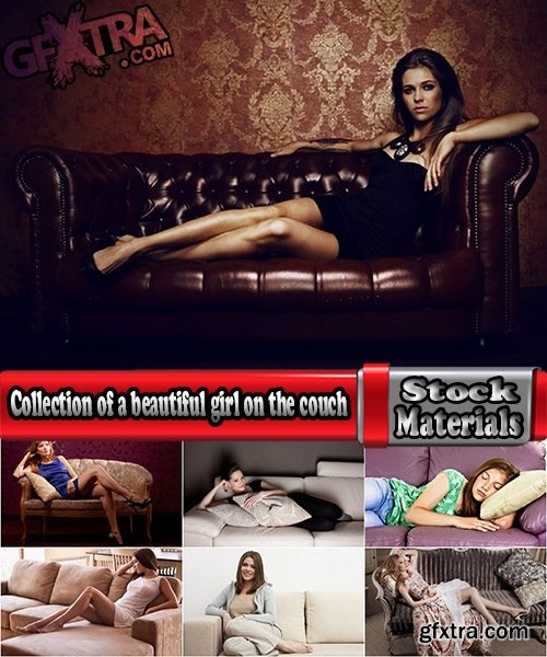 Collection of a beautiful girl on the couch 25 HQ Jpeg