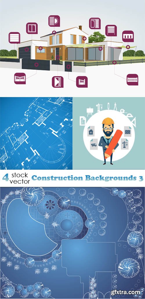 Vectors - Construction Backgrounds 3