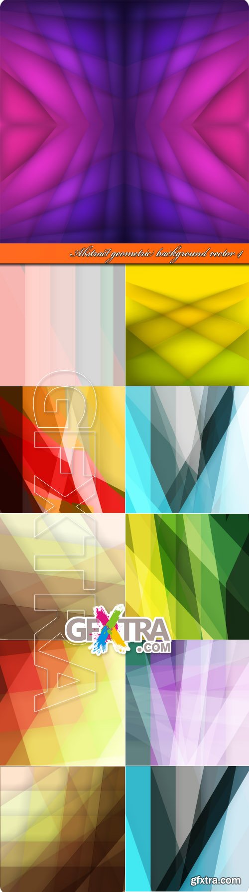 Abstract geometric background vector 4