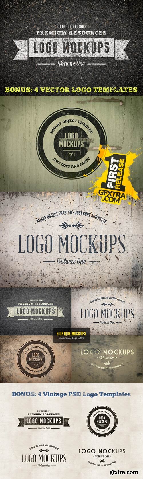 CM - Vintage Logo Mockups Volume 184886