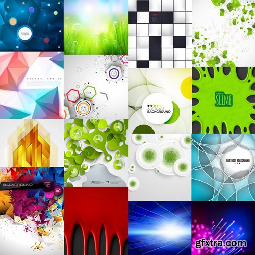 Abstract Background Collection#51 - 25 Vector
