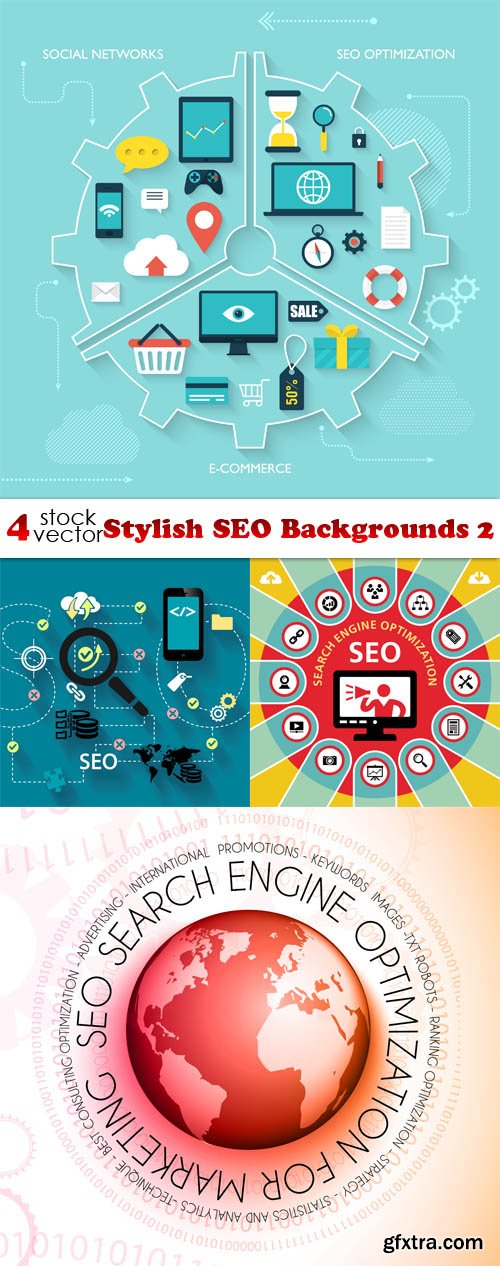 Vectors - Stylish SEO Backgrounds 2