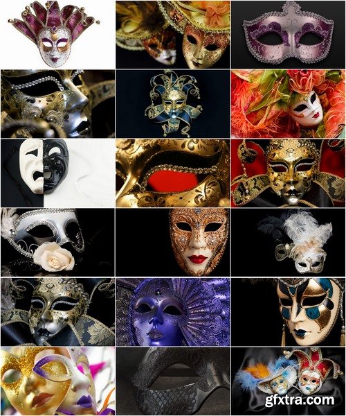 Collection carnival mask 25 HQ Jpeg