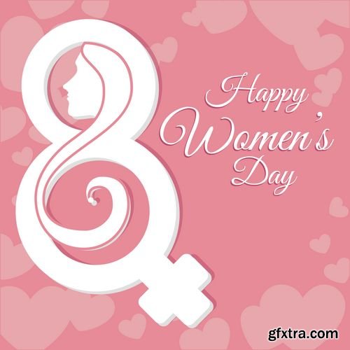 Vector - Womens Day Card Design