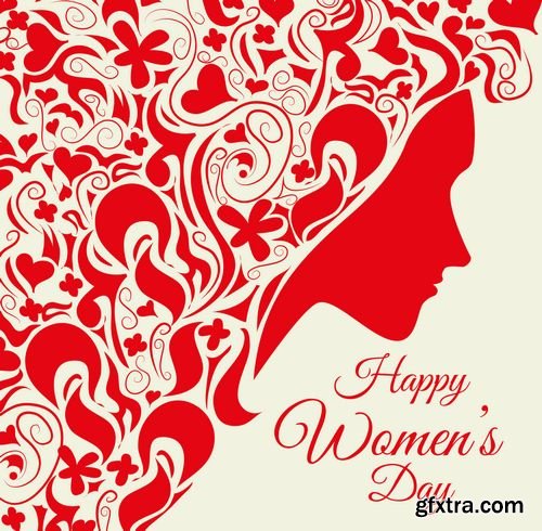 Vector - Womens Day Card Design