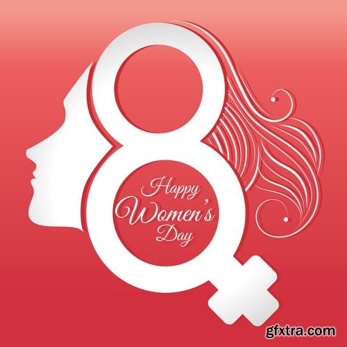 Vector - Womens Day Card Design