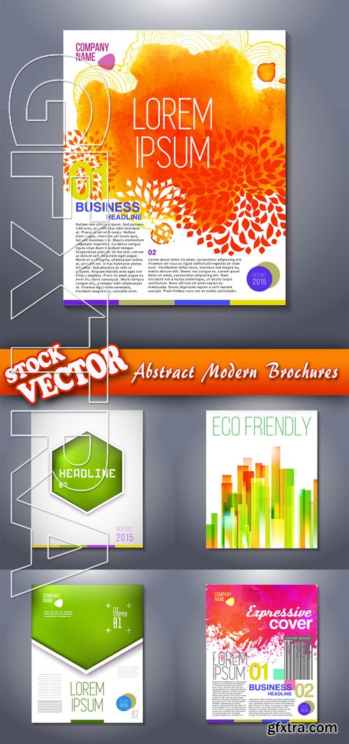 Stock Vector - Abstract Modern Brochures