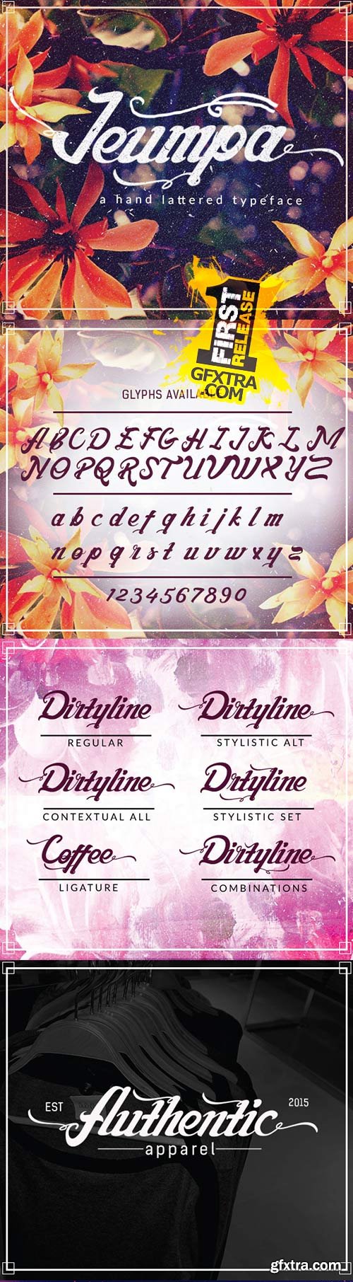 GraphicRiver - Jeumpa Script Font Family