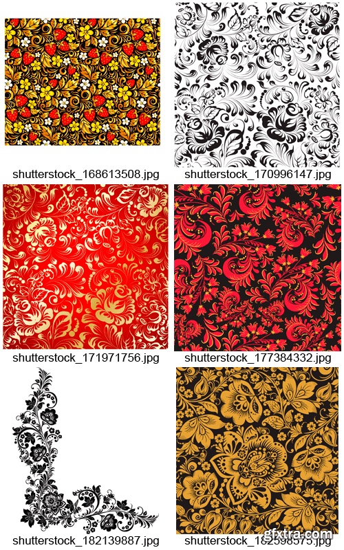 Amazing SS - Hohloma Patterns, 25xEPS