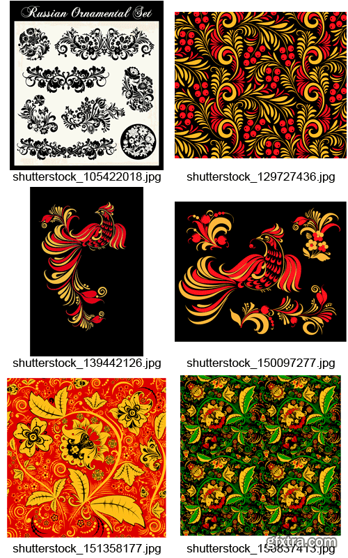 Amazing SS - Hohloma Patterns, 25xEPS