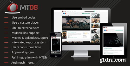 CodeCanyon - MTDb - Streaming Plugin v1.2