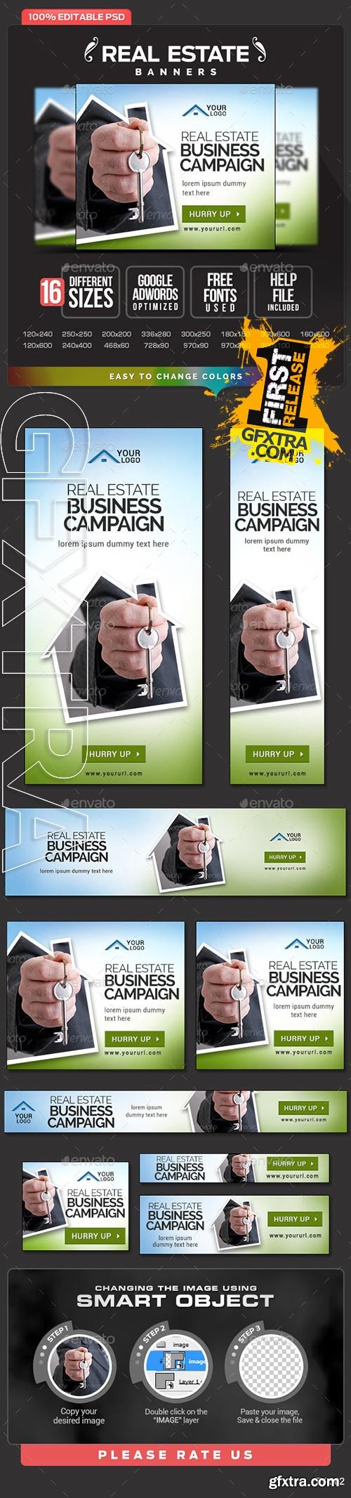 GraphicRiver - Real Estate Banners 10391938