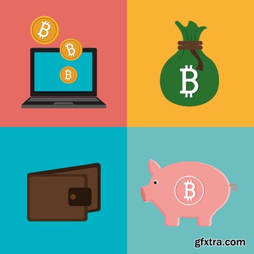 Vector - Money Design - Bitcoin