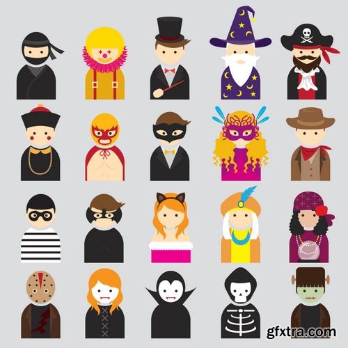 Vector - Various People Symbol Icons