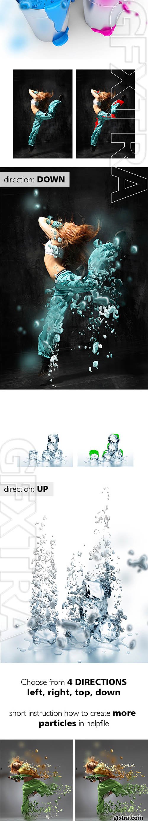 Liquid Blast Photoshop Action - GraphicRiver 10267688