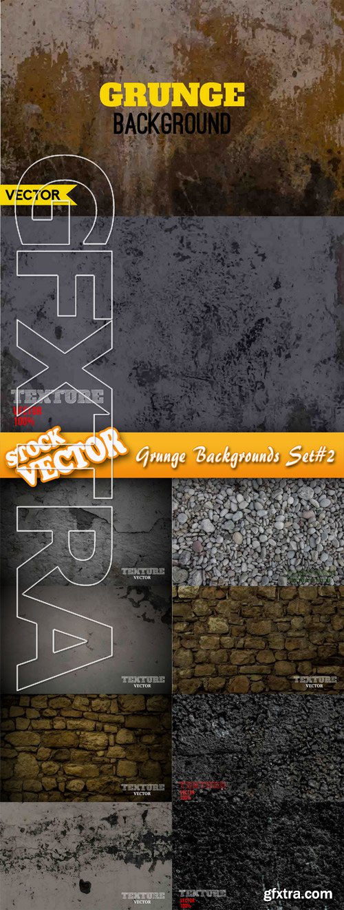 Stock Vector - Grunge Backgrounds Set#2