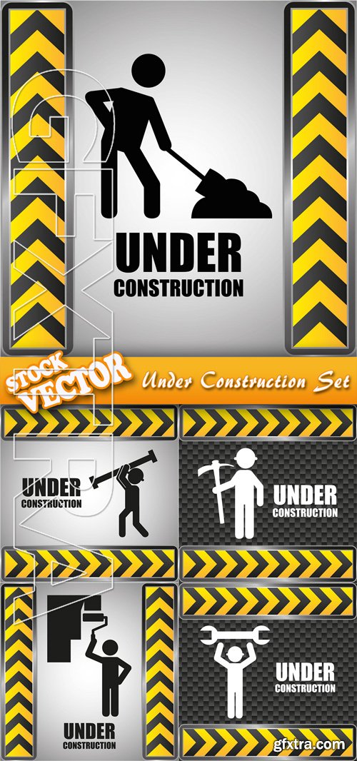 Stock Vector - Under Construction Set