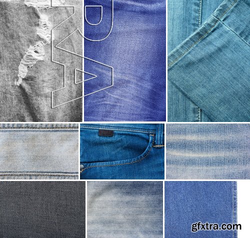 Stock Photos - Jeans texture 3, 25xJPG