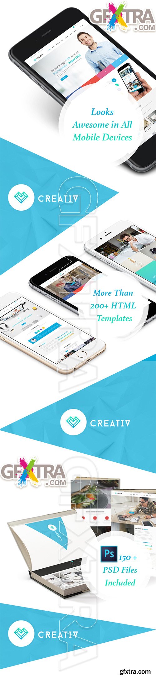 ThemeForest - Creativ v1.0.2 - Business HTML5 Template with Page Builder - FULL