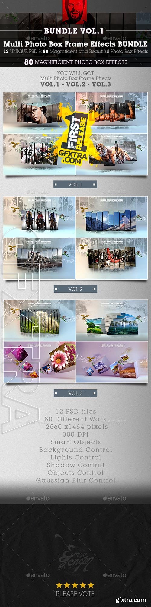 GraphicRiver - Multi Photo Box Frame Bundle Vol.1 10428122