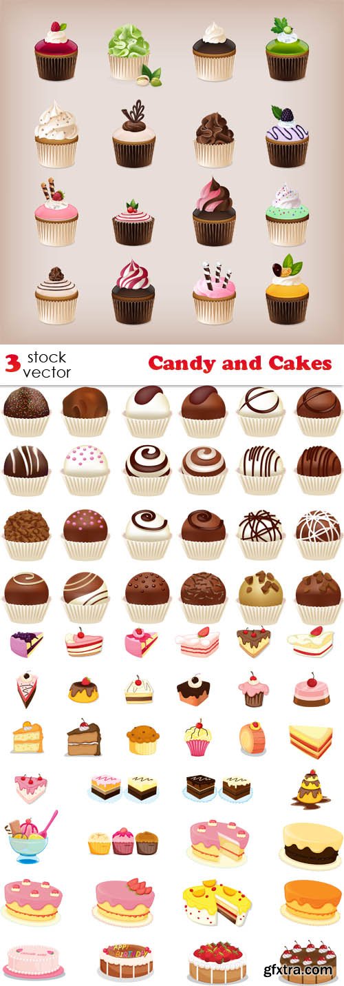 Vectors - Candy and Cakes