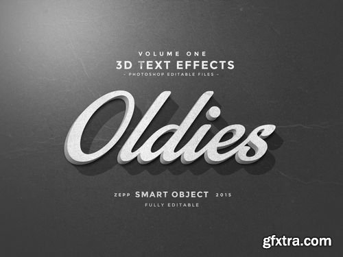 3D Text Effects Vol.1 - GraphicRiver 10156254