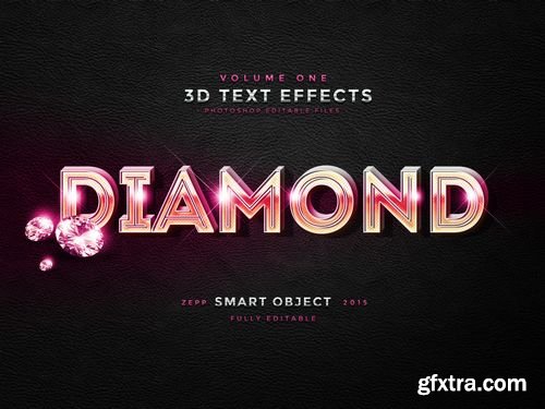 3D Text Effects Vol.1 - GraphicRiver 10156254