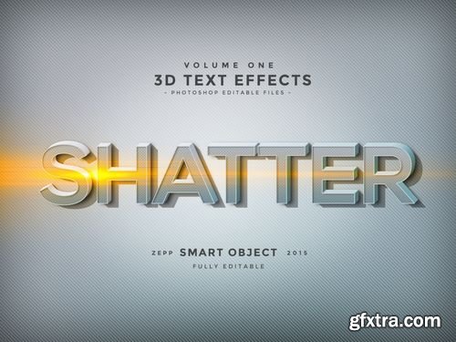 3D Text Effects Vol.1 - GraphicRiver 10156254