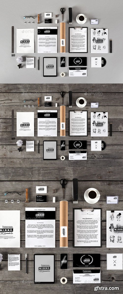 GraphicRiver - Stationery /Branding Mockups