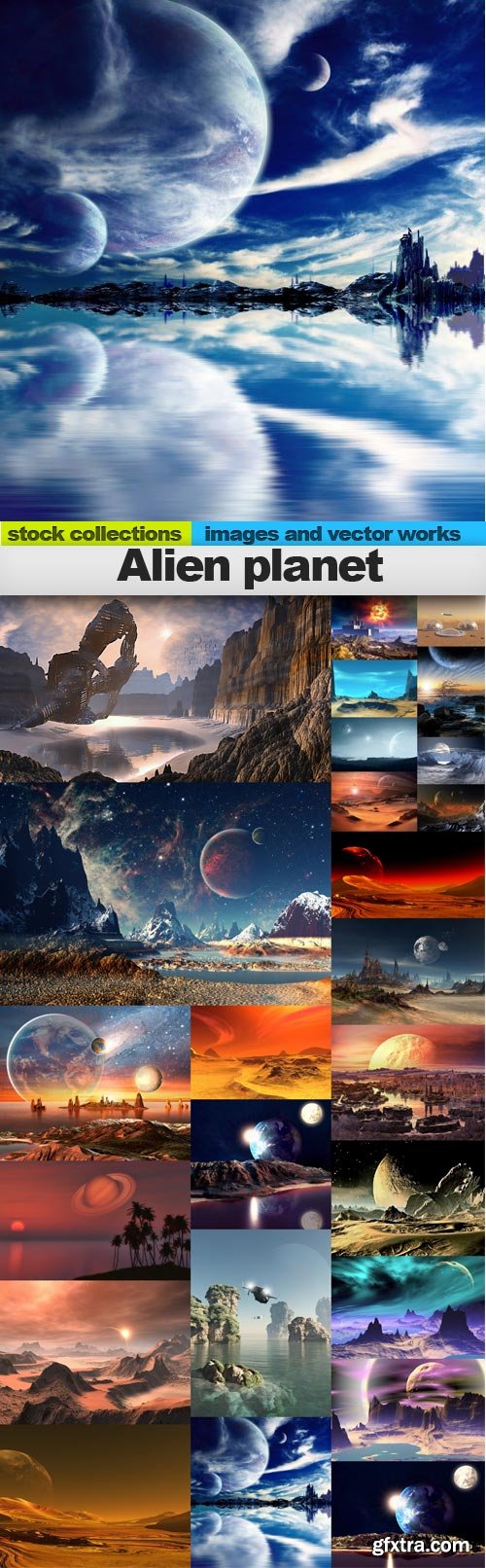 Alien planet, 25 x UHQ JPEG