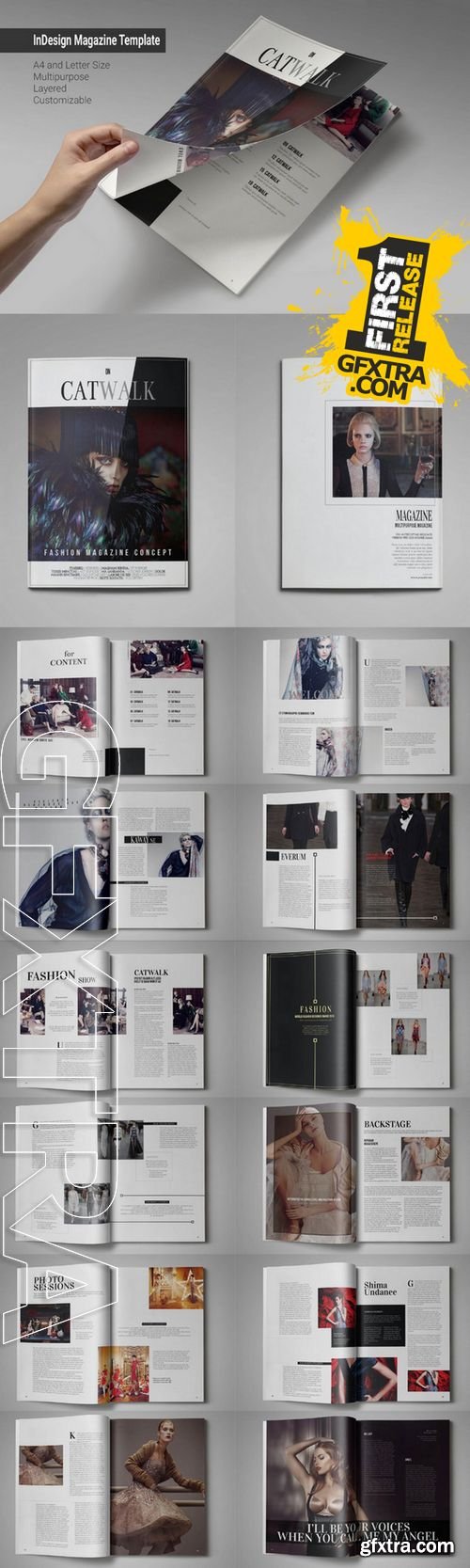 InDesign Magazine Template - CM 187968