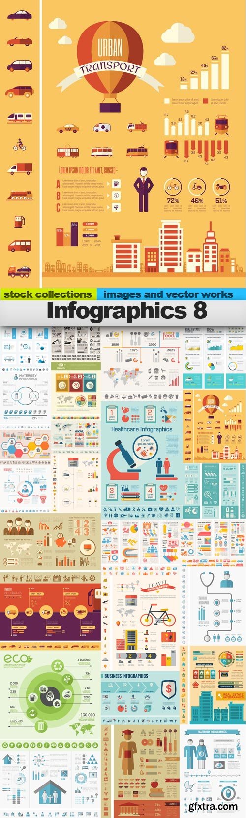 Infographics 8, 25 x EPS