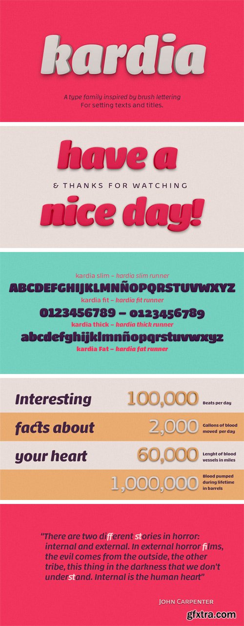 Kardia Font Family $300