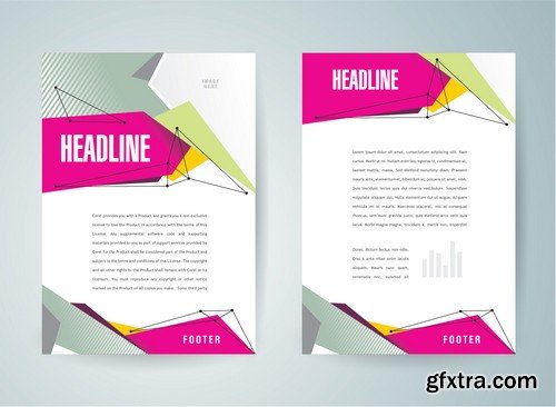 Stock Vectors - Business Flyer Template 5, 25xEPS