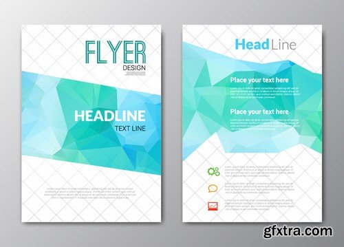 Stock Vectors - Business Flyer Template 5, 25xEPS