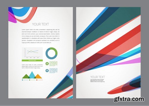 Stock Vectors - Business Flyer Template 5, 25xEPS