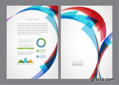 Stock Vectors - Business Flyer Template 5, 25xEPS