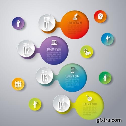 Stock Vector - Abstract 3D Digital Illustration Infographics, 25EPS