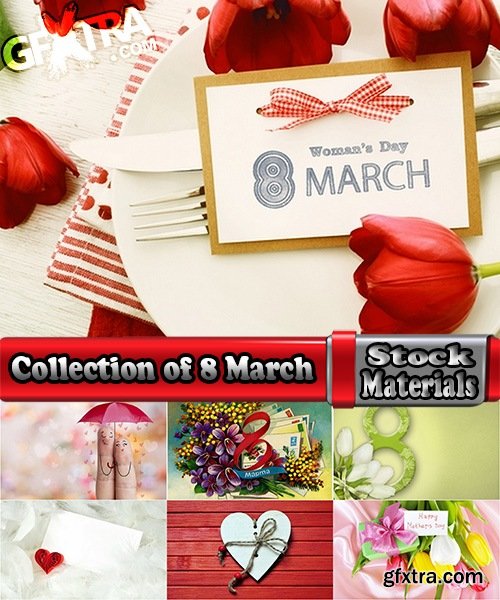 Collection of 8 March and decorative flowers and cards mother day 25 HQ Jpeg