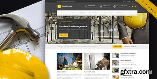 ThemeForest - BuildPress v2.0.1 - WP Theme For Construction Business