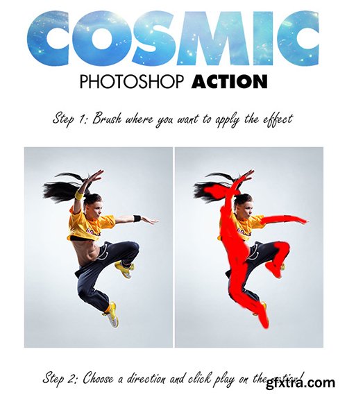 GraphicRiver Cosmic Photoshop Action 10434544